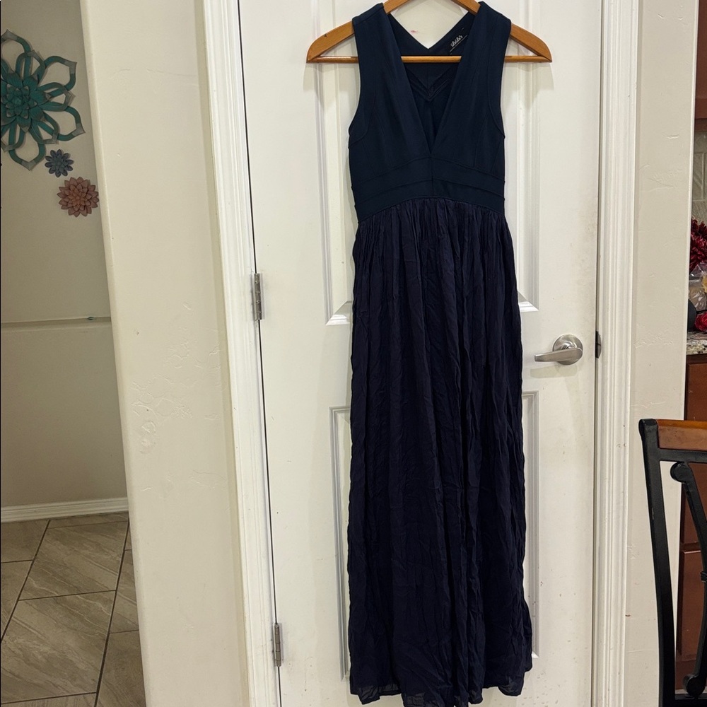 Lulus Elegant Navy Blue Maxi Dress